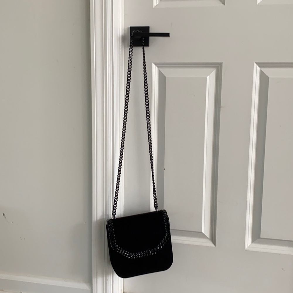 STELLA MCCARTNEY
Velvet Falabella Box Shoulder/cross body Bag Black